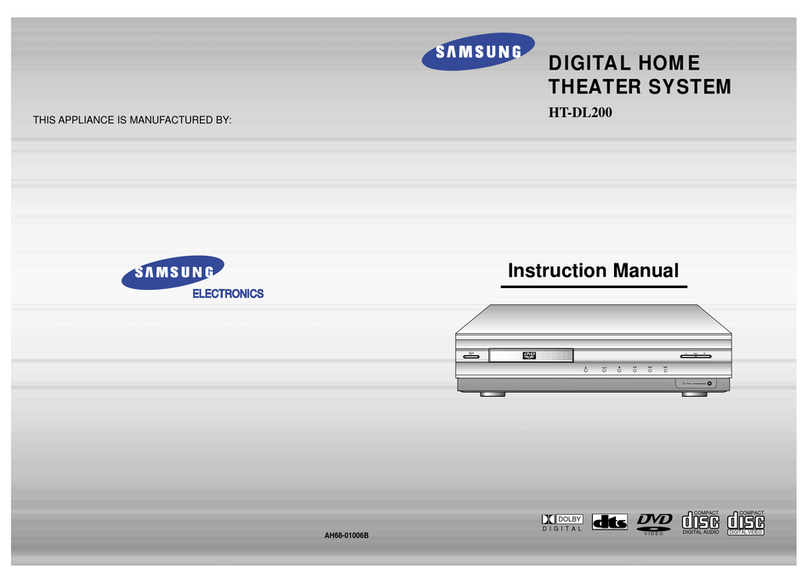 Samsung HT-DL200 User manual