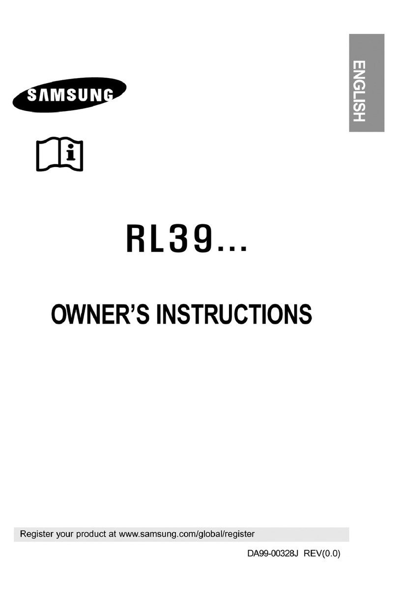 Samsung RL39 Series User manual