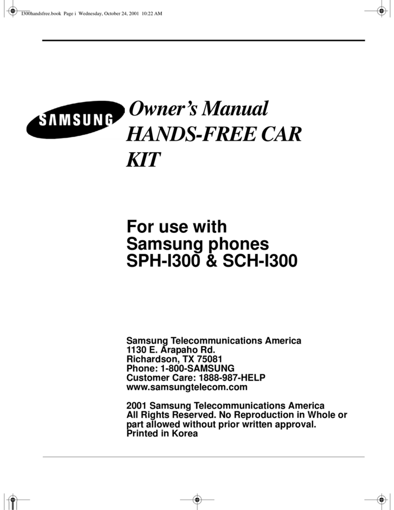 Samsung SCH-I300 owner's manual