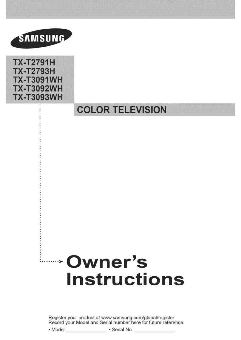 Samsung TX-T2791H User manual
