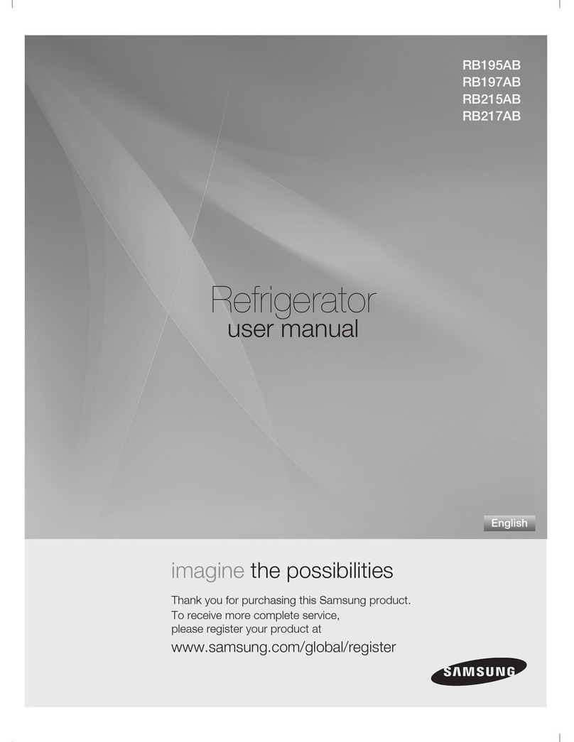 Samsung rb195ab** xaa User manual Samsung rb195ab** xaa User manual