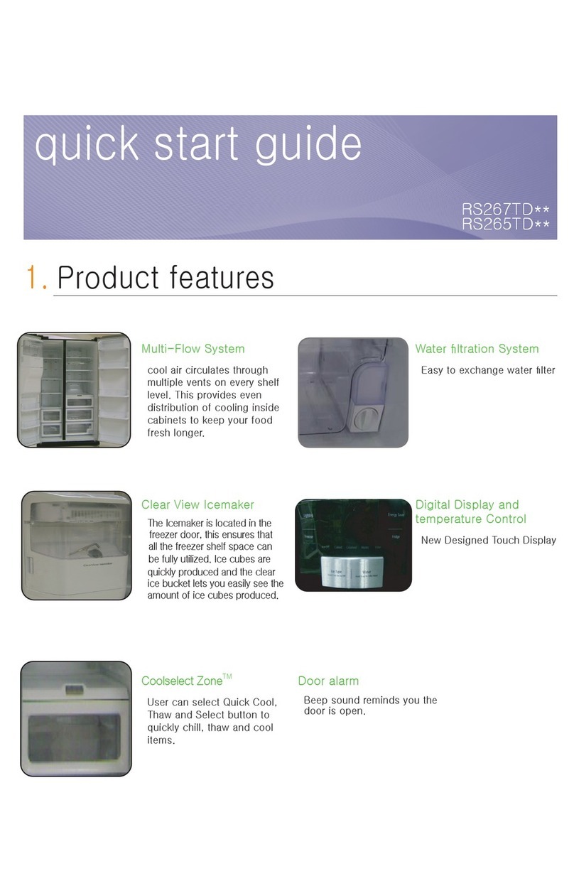 Samsung RS265TDBP User manual