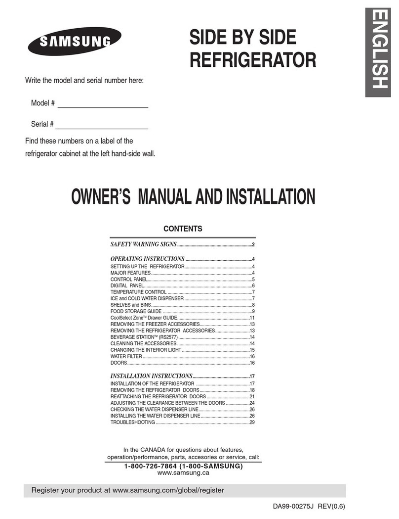 Samsung RS2533 Safety guide