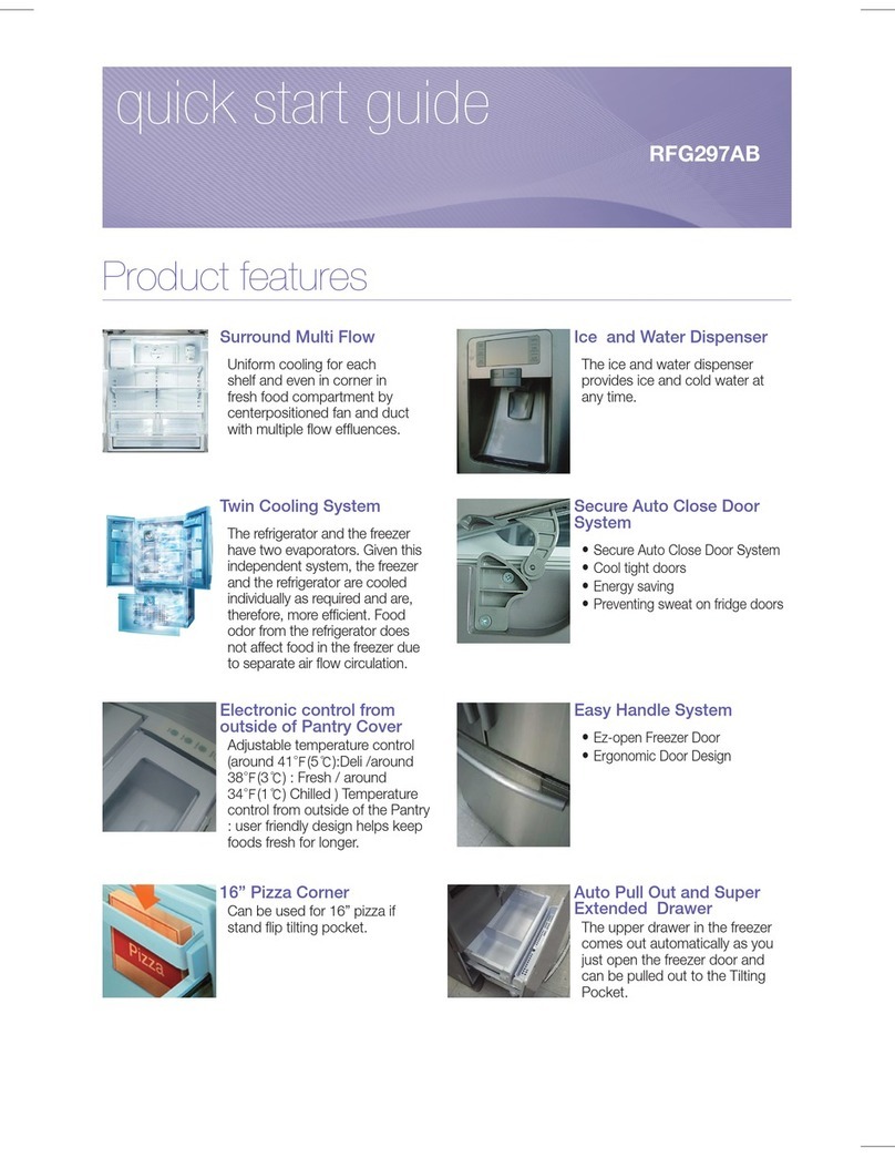 Samsung RFG297AB User manual