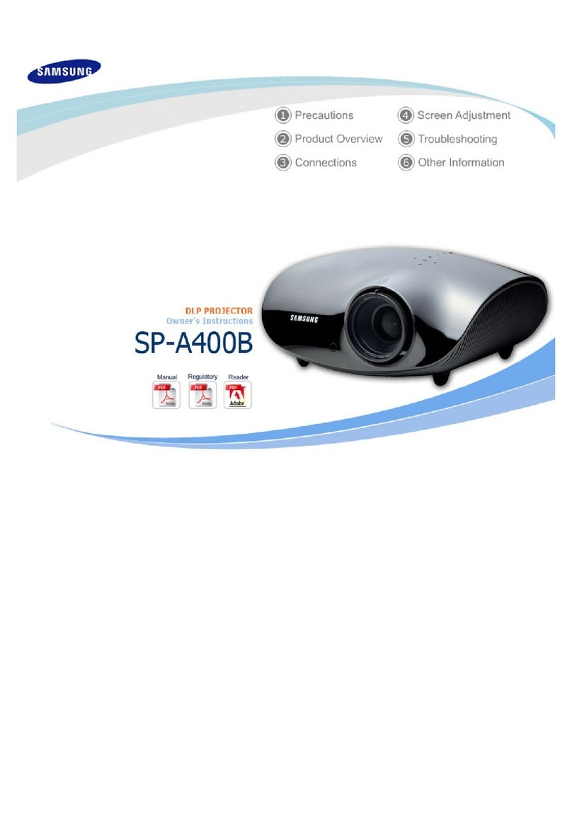 Samsung SP-A400B User manual