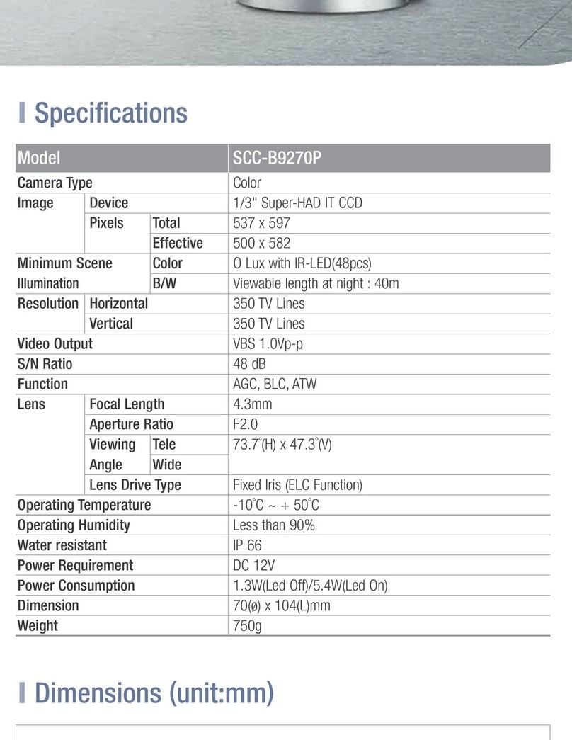 Samsung SCC-B9270P User manual