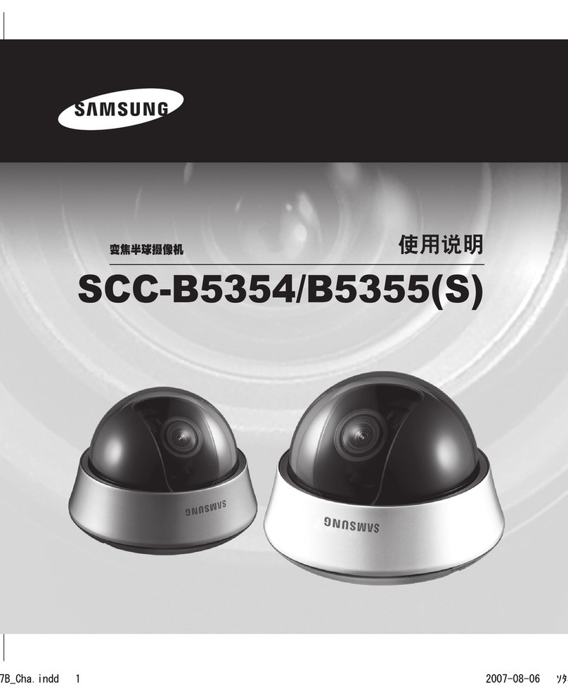 Samsung SCC-B5354 User manual