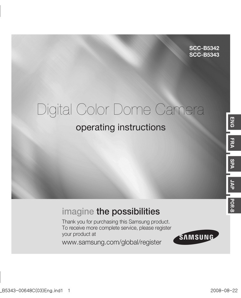 Samsung SCC-B5342 User manual Samsung SCC-B5342 User manual