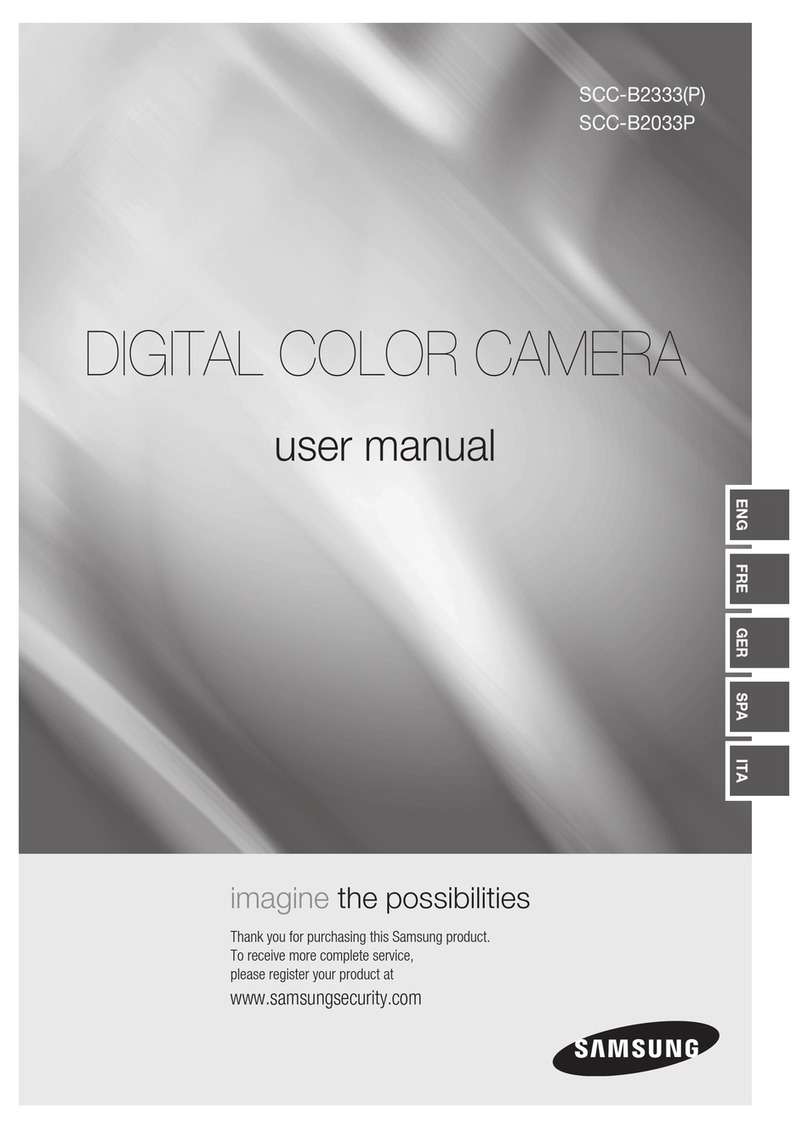 Samsung SCC-B2033P user manual