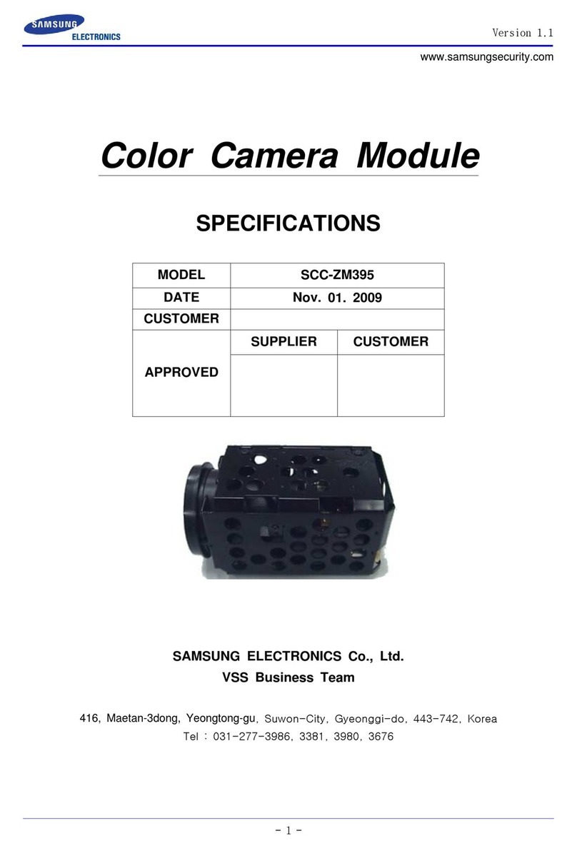 Samsung SCC-ZM395 Specifications
