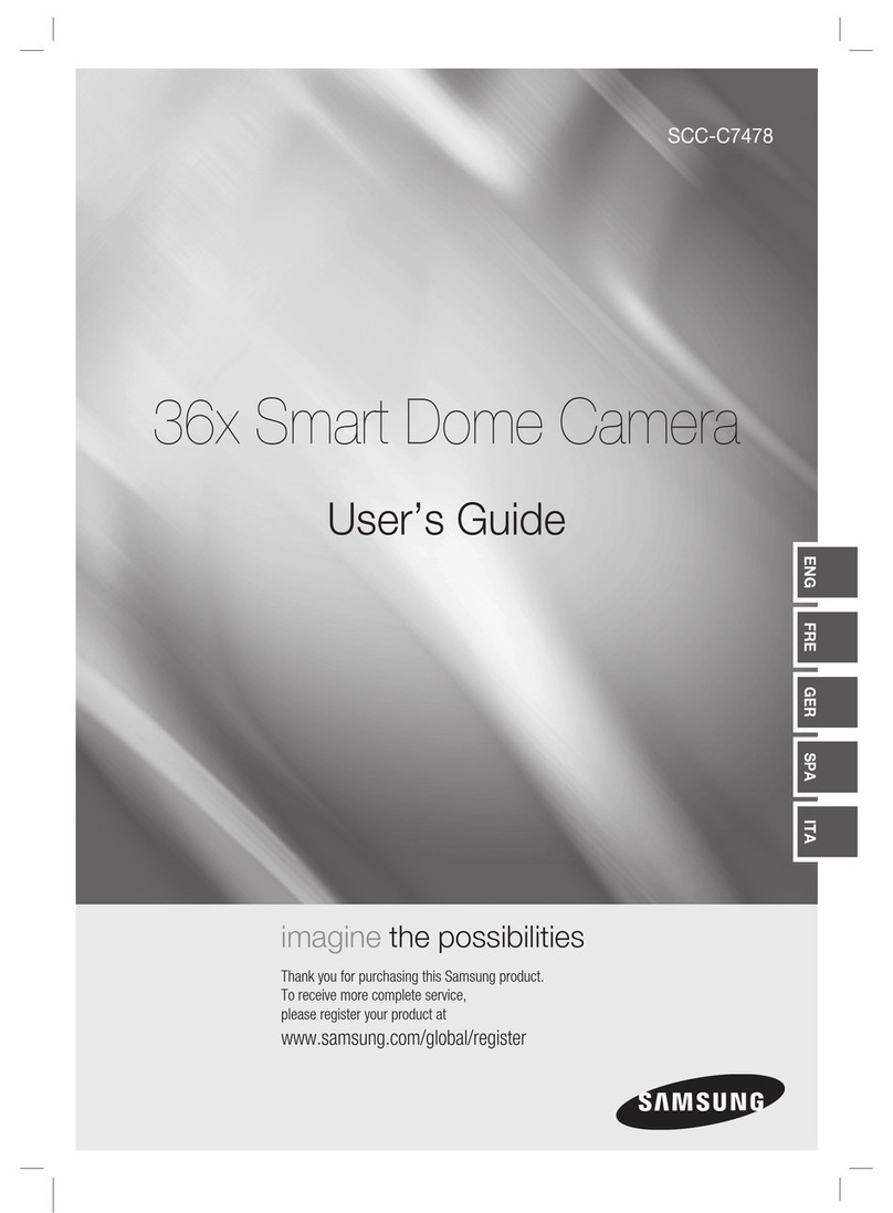 Samsung SCC-C7478 User manual Samsung SCC-C7478 User manual