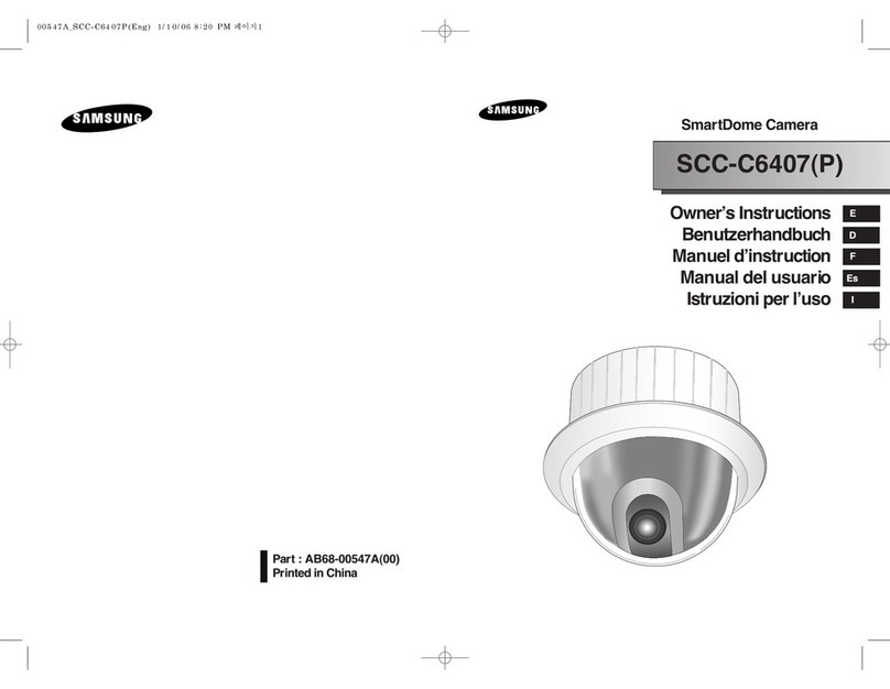 Samsung SCC-C6407(P) Owner's instructions
