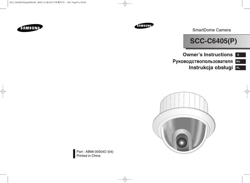 Samsung SCC-C6405(P) User manual