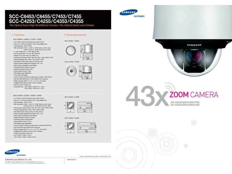 Samsung SCC-C4253 User manual
