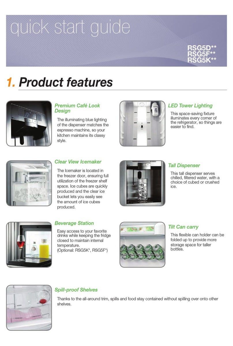 Samsung RSG5F series quick start guide