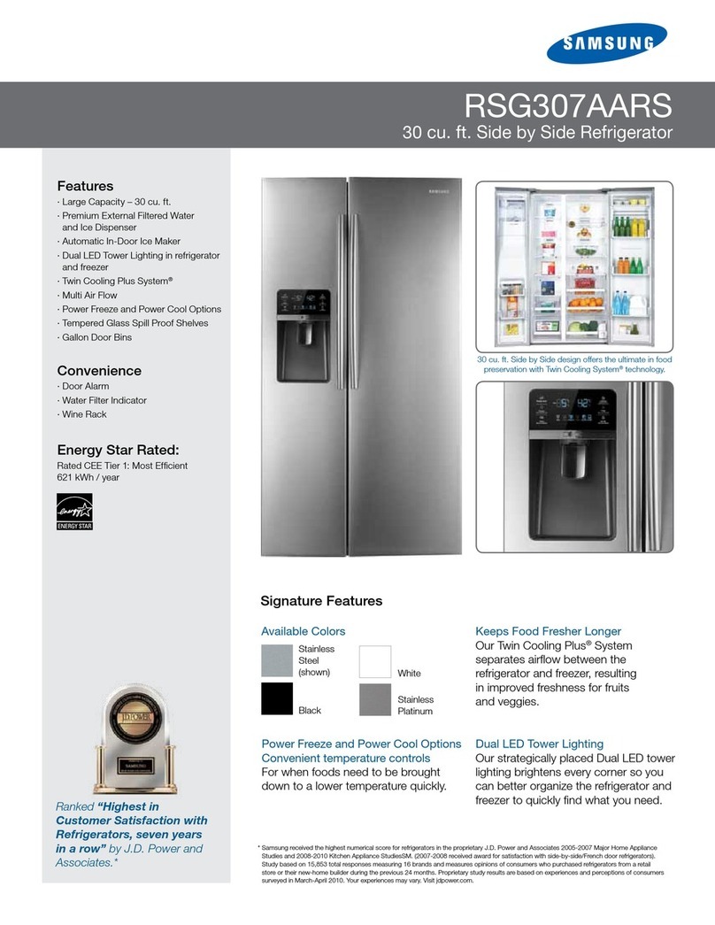 Samsung RSG307AARS User manual