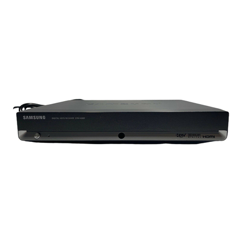 Samsung DTB-H260F - HDTV Terrestrial Receiver Owner's instructions