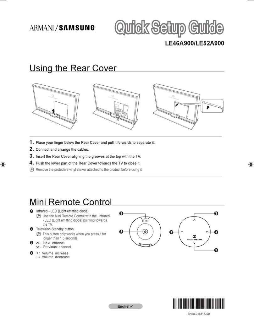 Samsung LE46A900 User manual