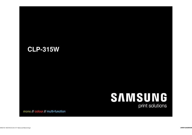 Samsung CLP-315W User manual