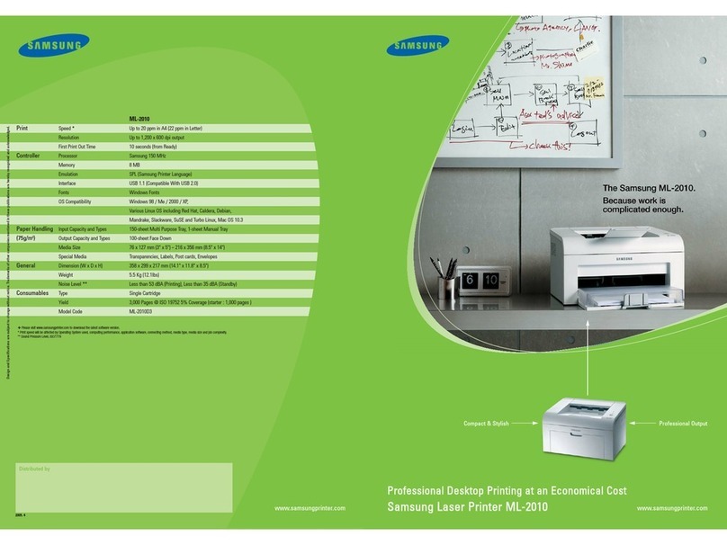 Samsung ML-2010 Series User manual