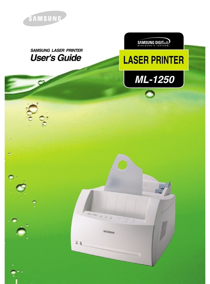 Samsung Lazett ML-1250 User manual Samsung Lazett ML-1250 User manual