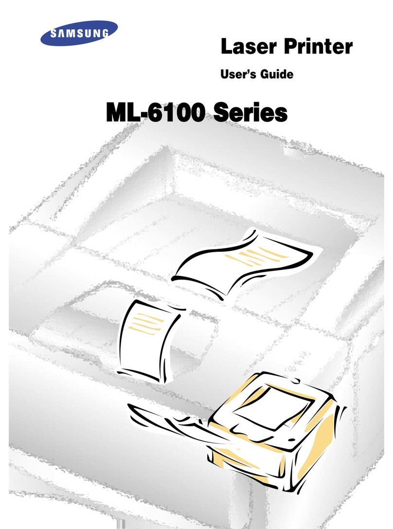 Samsung ML--6100 User manual Samsung ML--6100 User manual