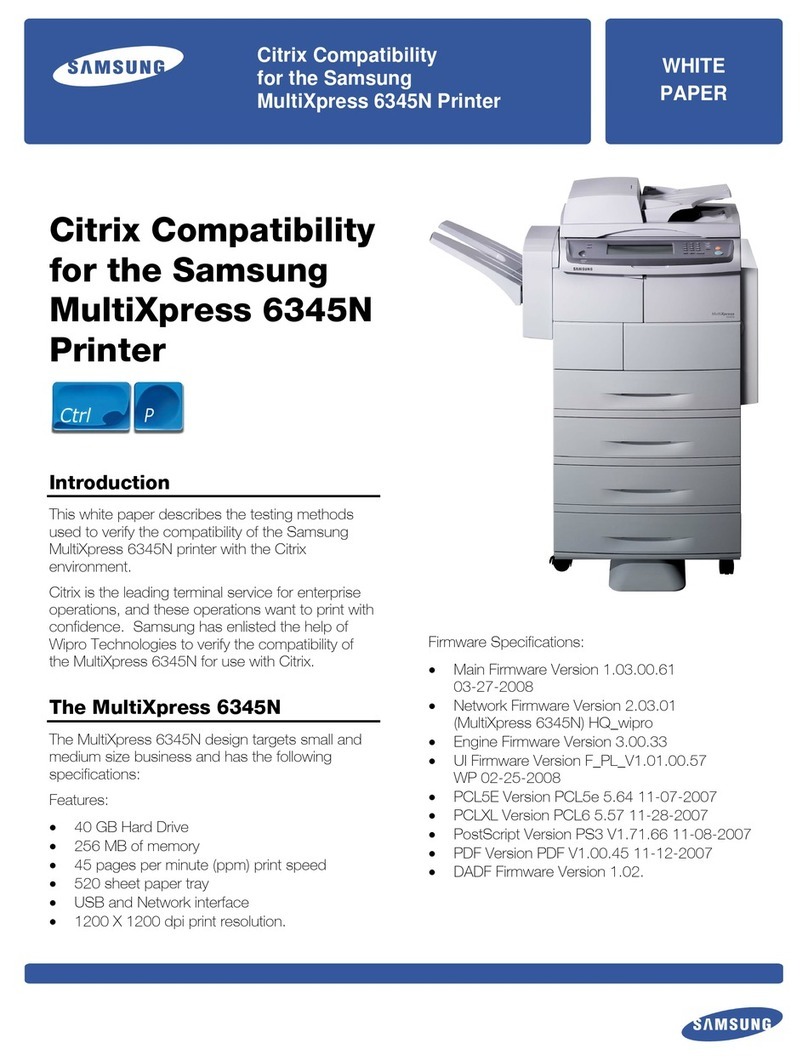 Samsung MultiXpress 6345N User manual