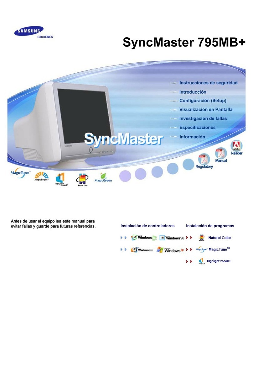 Samsung SyncMaster 795MB+ User manual