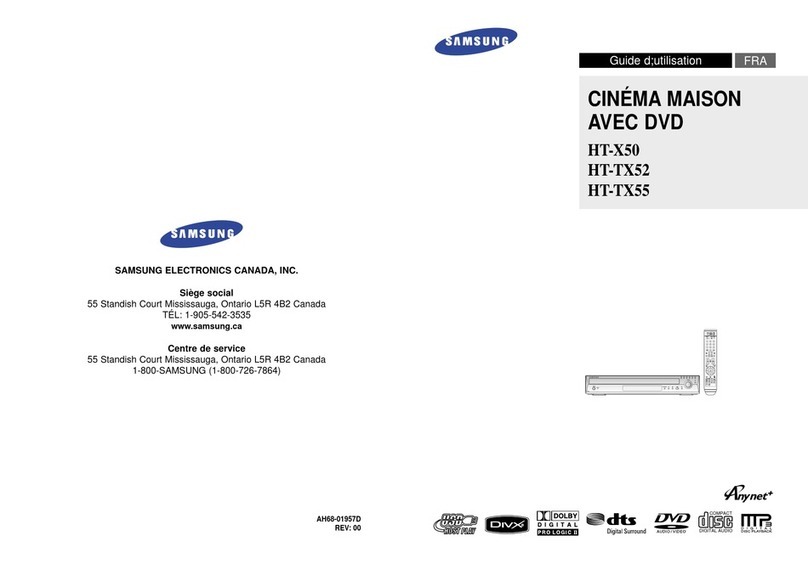 Samsung HT-TX52 user manual
