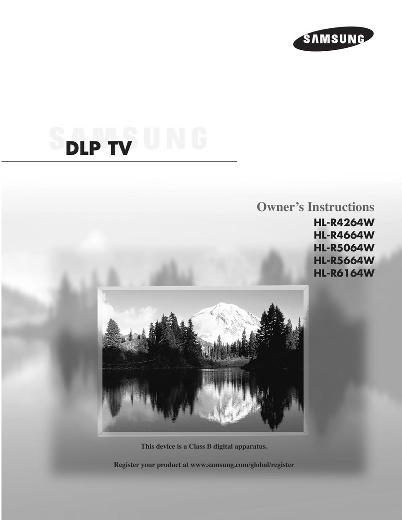 Samsung HL-R4264W User manual Samsung HL-R4264W User manual