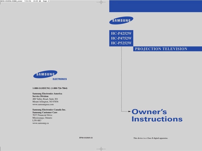 Samsung HC-P4252W User manual