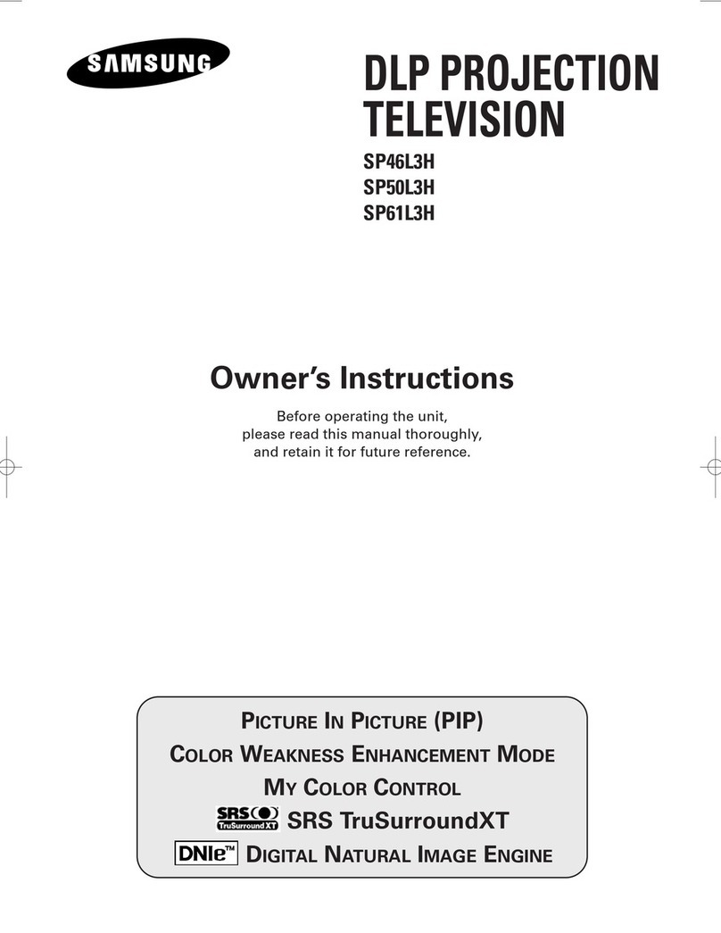 Samsung SP46L3H User manual