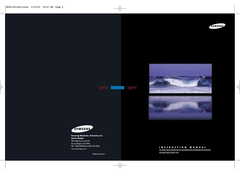 Samsung HLN4365W User manual