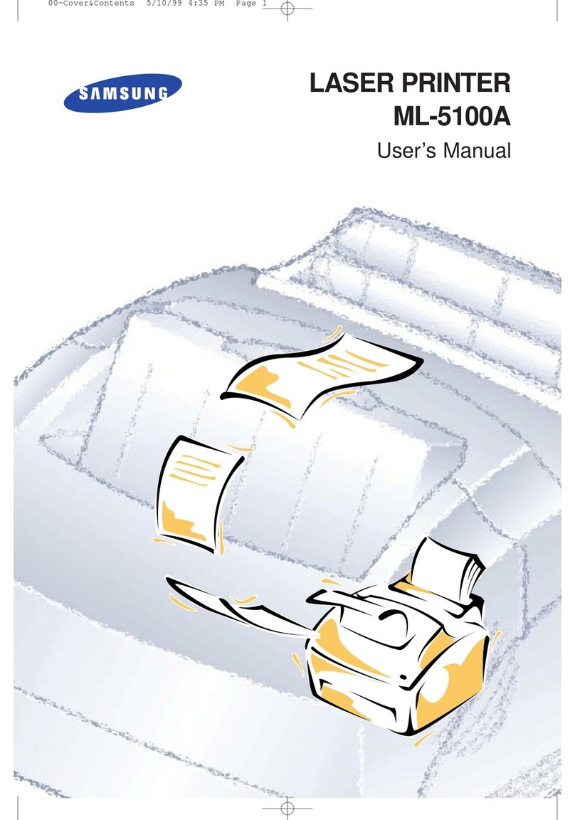 Samsung QWIKLASER 5100A User manual Samsung QWIKLASER 5100A User manual