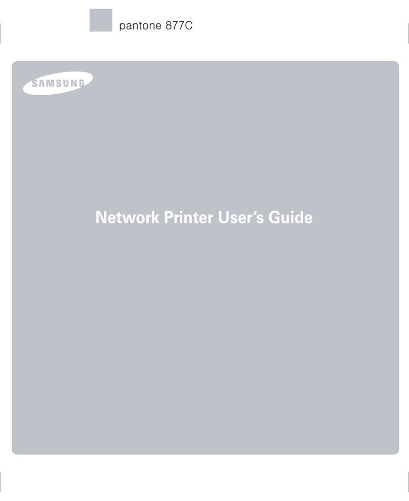 Samsung Network Printer User manual