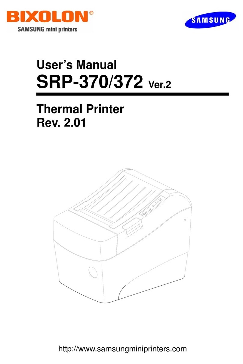 BIXOLON SRP-372 User manual