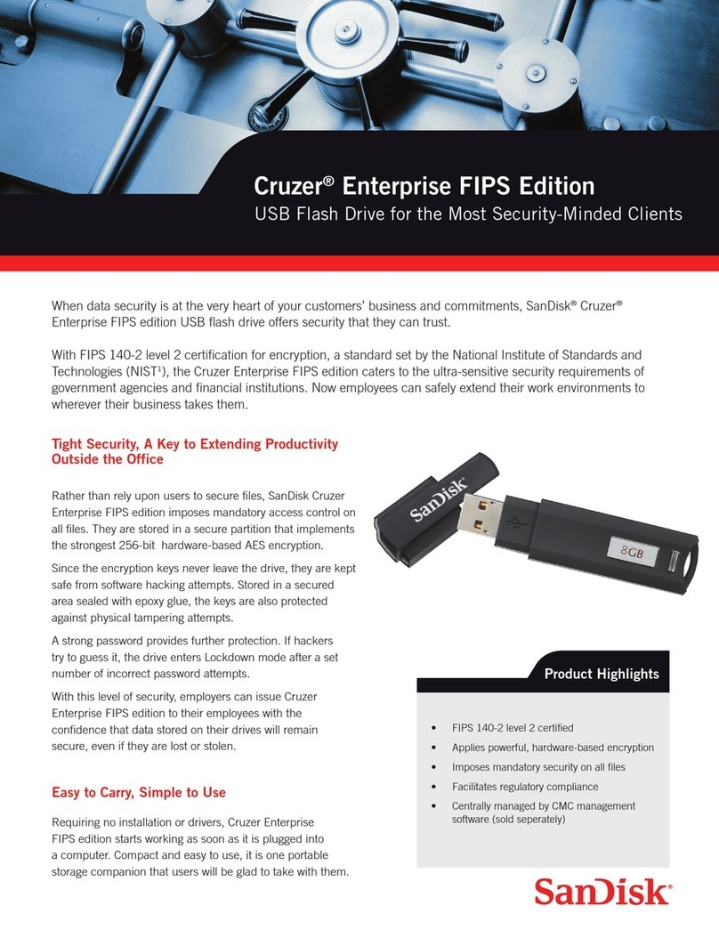 SanDisk Cruzer Enterprise User manual