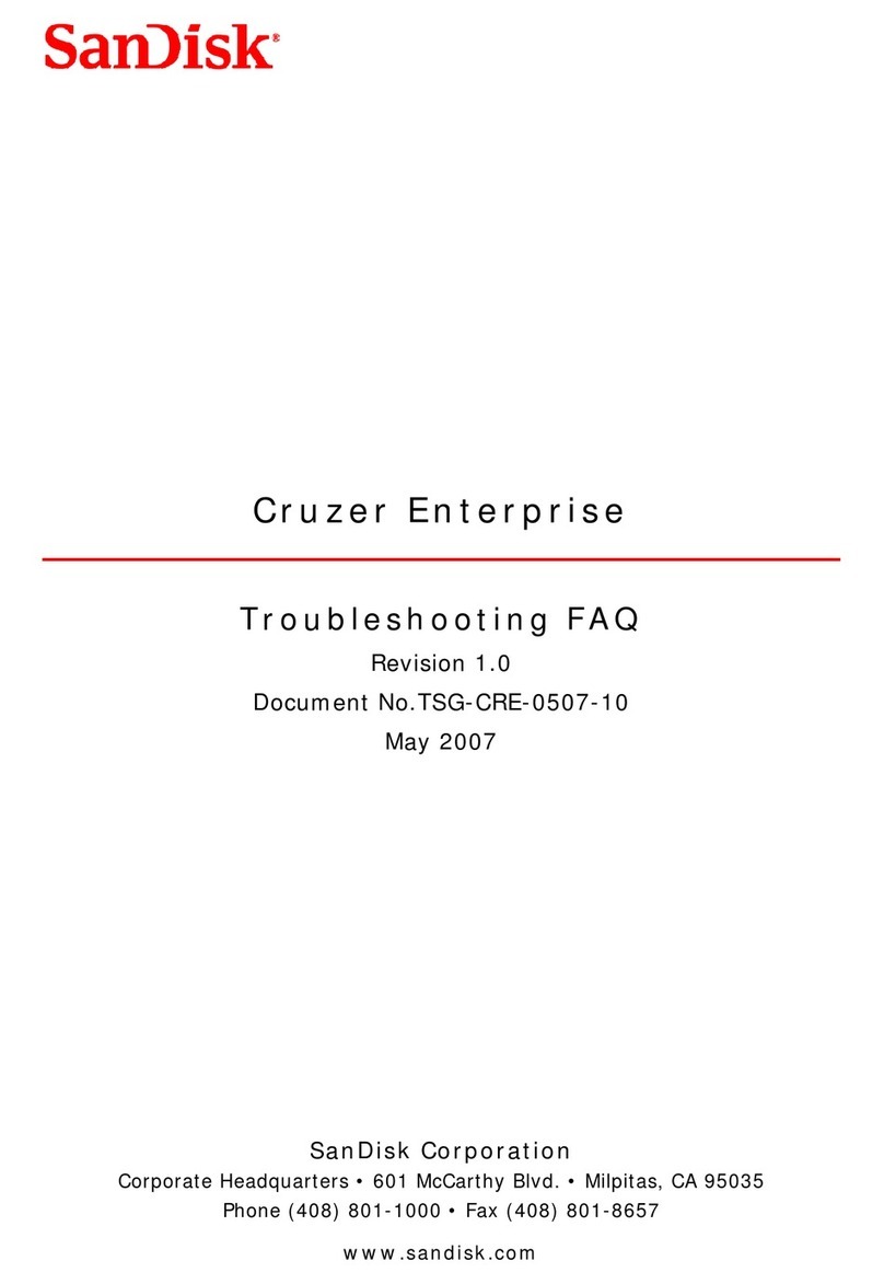 SanDisk Cruzer Enterprise Operating instructions