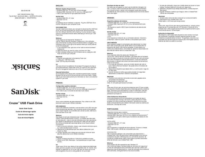 SanDisk Computer Drive User manual