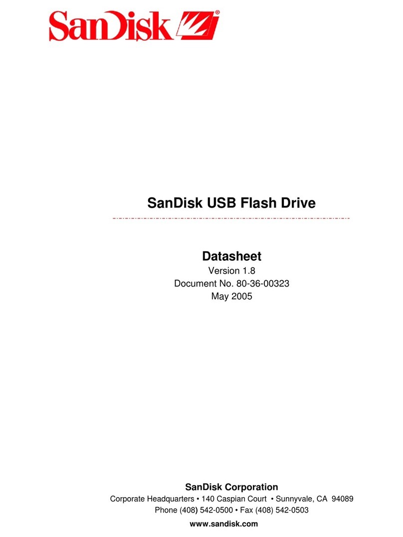 SanDisk 80-36-00323 User manual