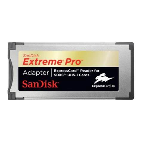 SanDisk SDDR-300 user manual