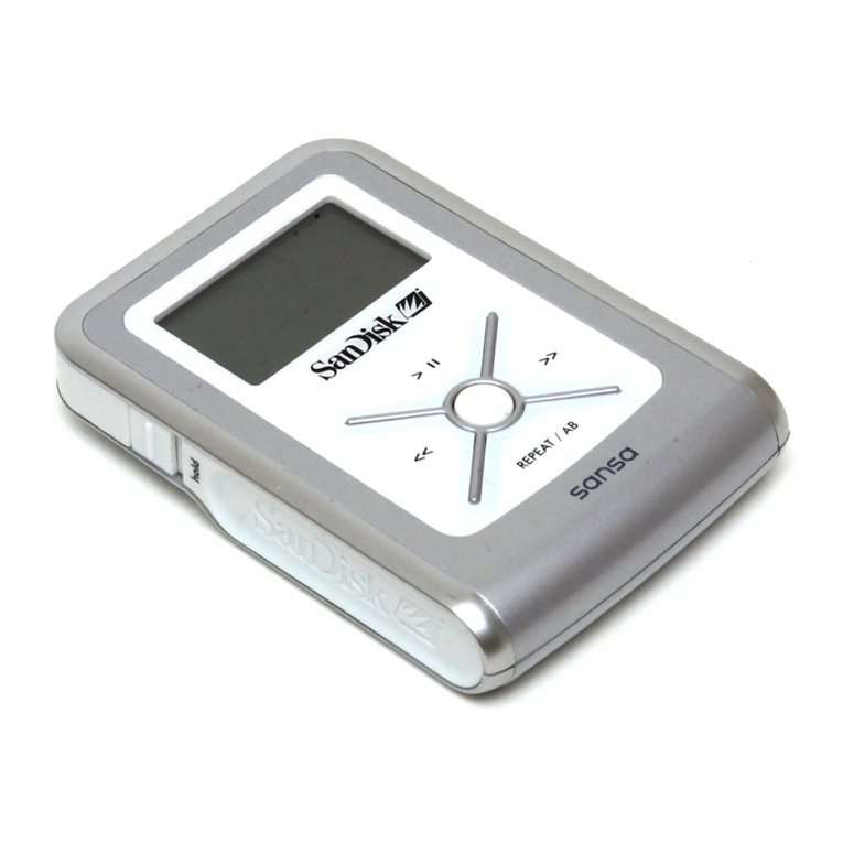SanDisk Sansa Connect User manual
