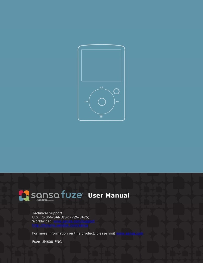 SanDisk Fuze user manual