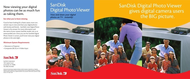 SanDisk Digital Photo Viewer brochure