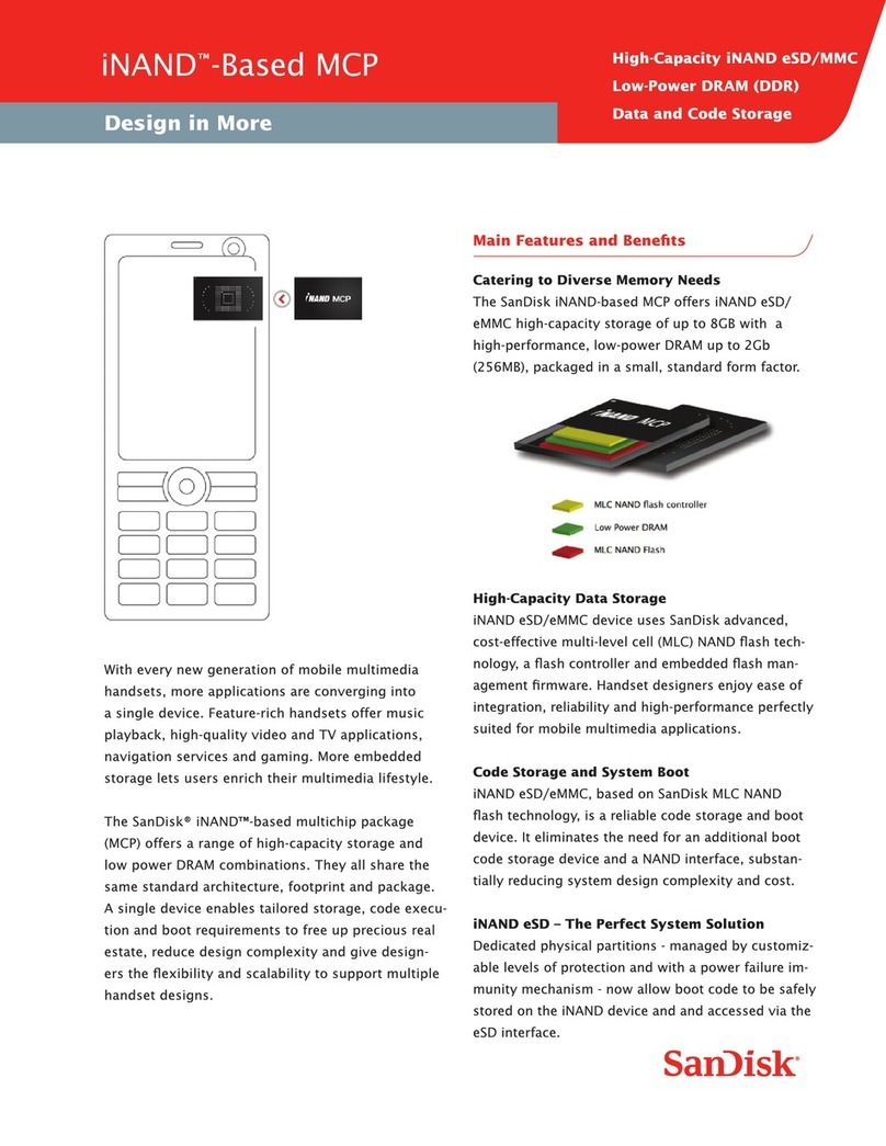 SanDisk iNAND-Based MCP brochure