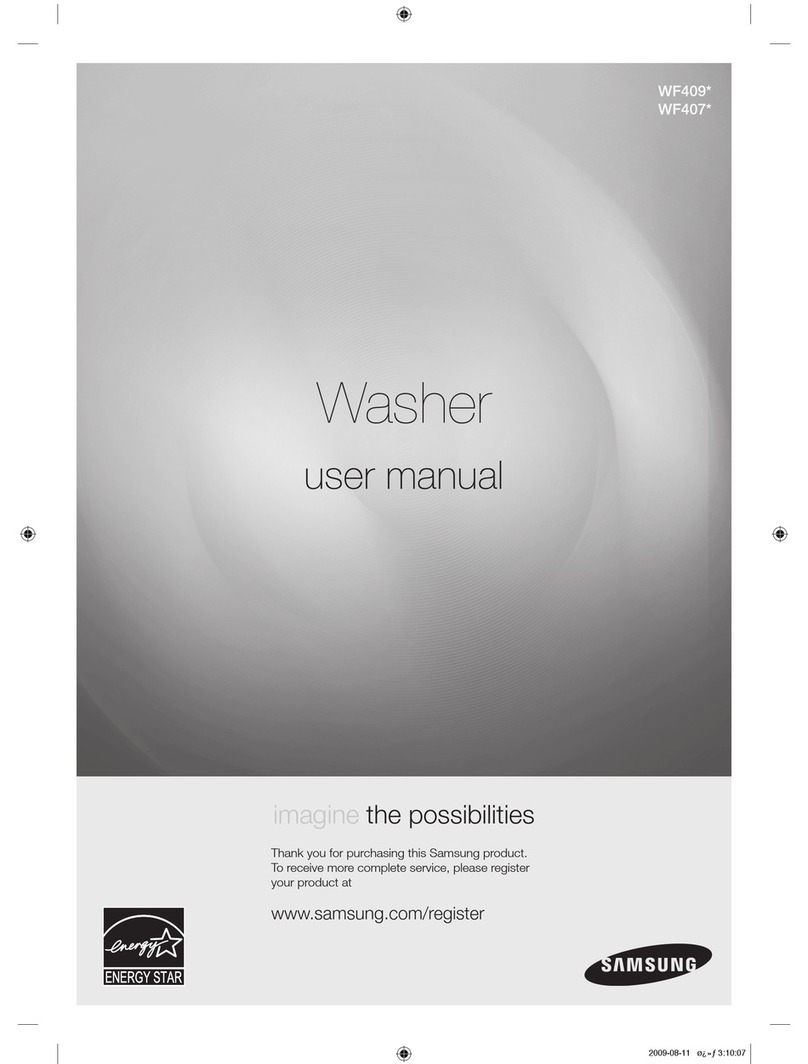Samsung WF407 series user manual