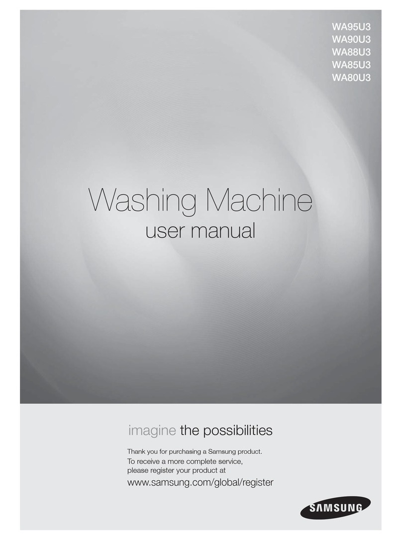 Samsung WA80U3 user manual
