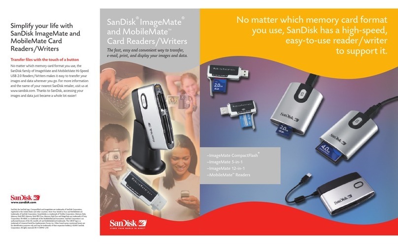 SanDisk ImageMate CompactFlash brochure