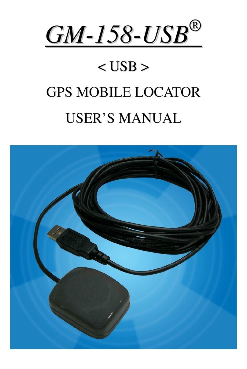 San Jose Navigation GPS Mobile Locator GM-158-USB user manual