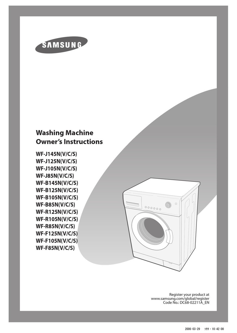 Samsung WF-B105N(V/C/S) Owner's instructions